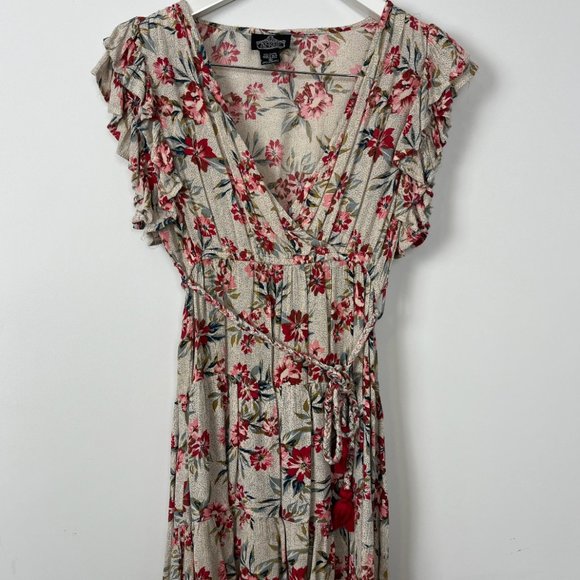 Angie Dresses & Skirts - Angie Floral Wrap Dress Womens Size Small